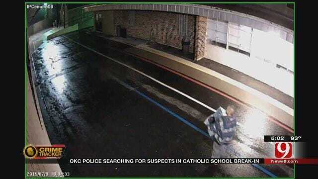 OKC Police Searching For Suspects In Break-In At Catholic School