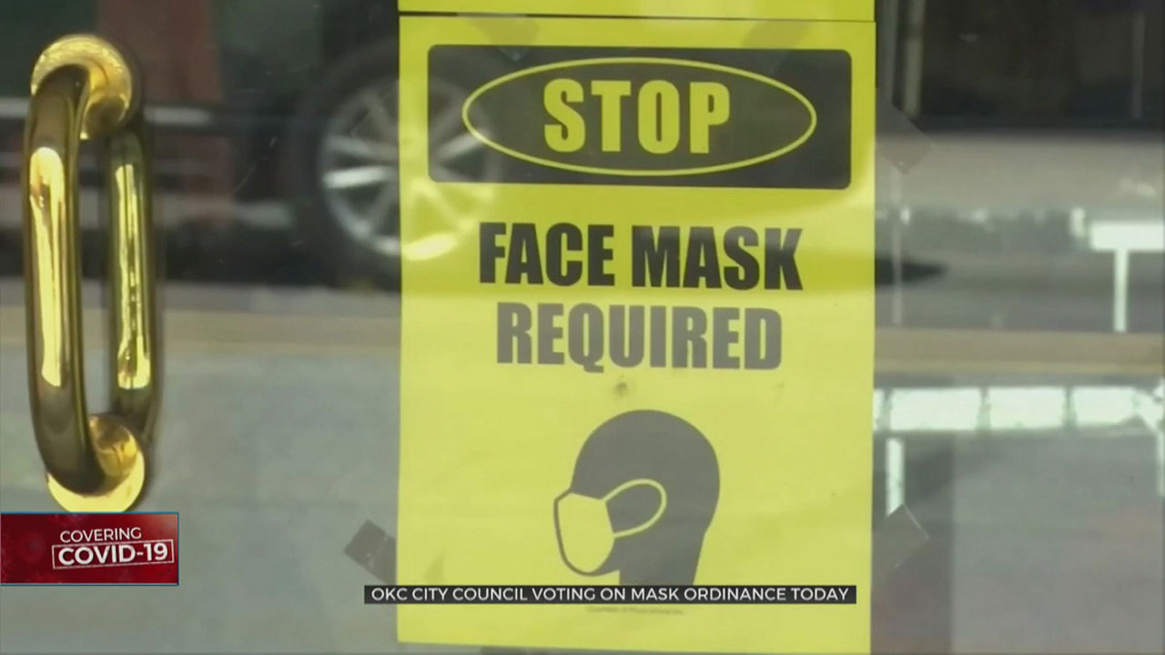 OKC City Council To Vote On Proposed Mask Ordinance