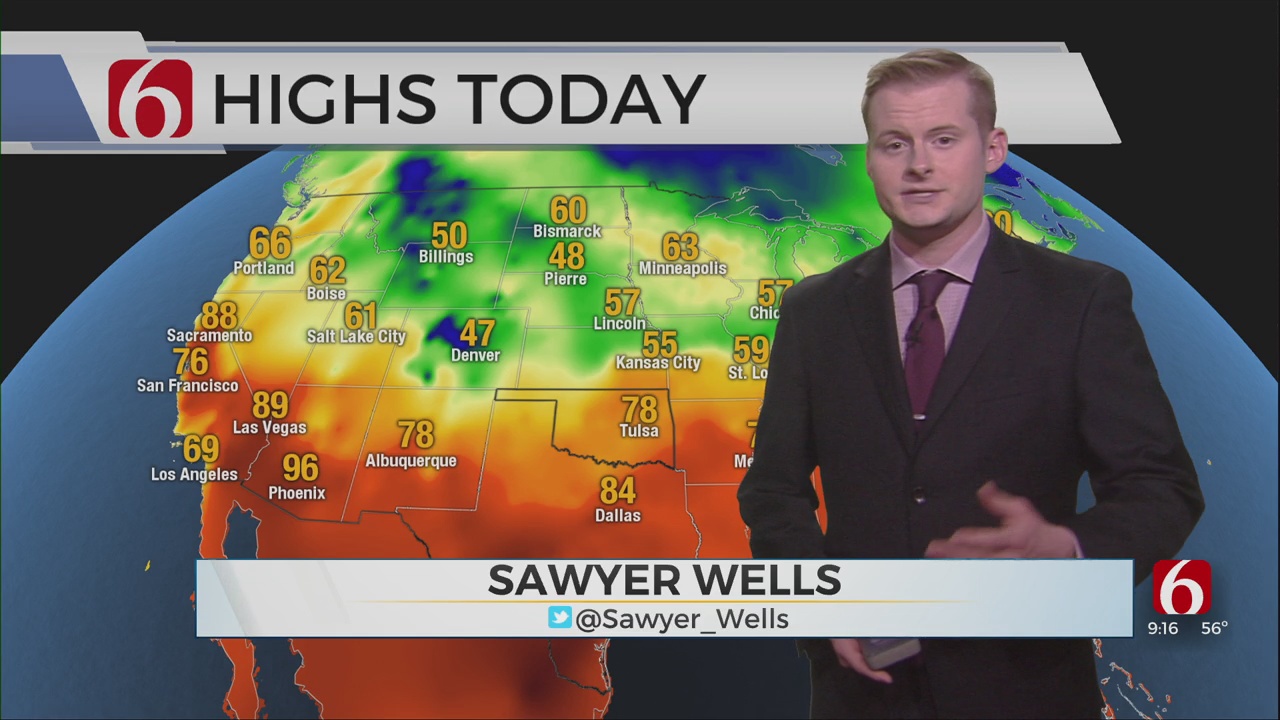 Monday Forecast With Sawyer Wells 