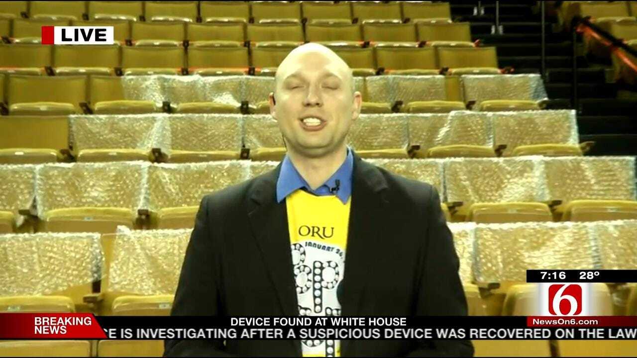 ORU Attempts To Set Bubble Wrap Popping World Record