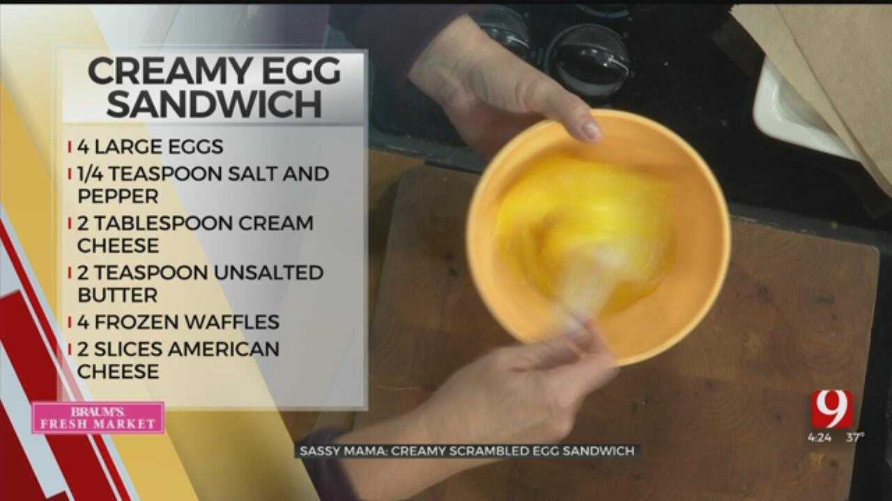 Creamy Scrambled Egg Sandwich