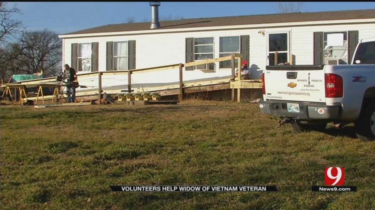 Widow Of POW Receives Extreme Makeover For Newalla Home