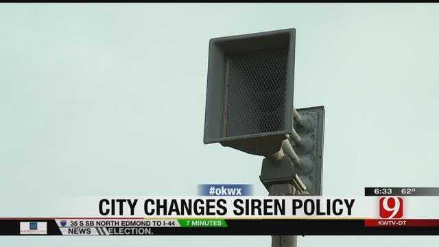 OKC Officials Remind Residents Of New Tornado Siren Policy