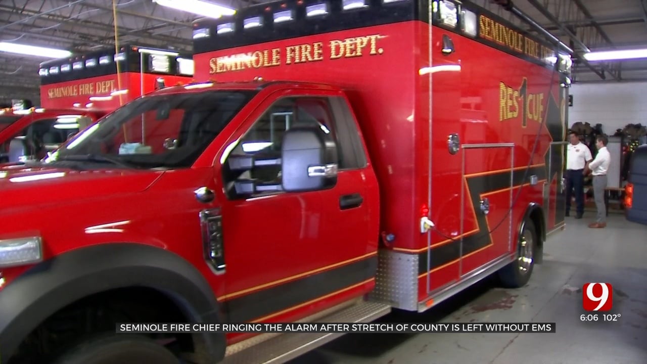 Seminole Fire Chief Says 'No Man's Land' Near I-40 Causing Issues For County EMS Services