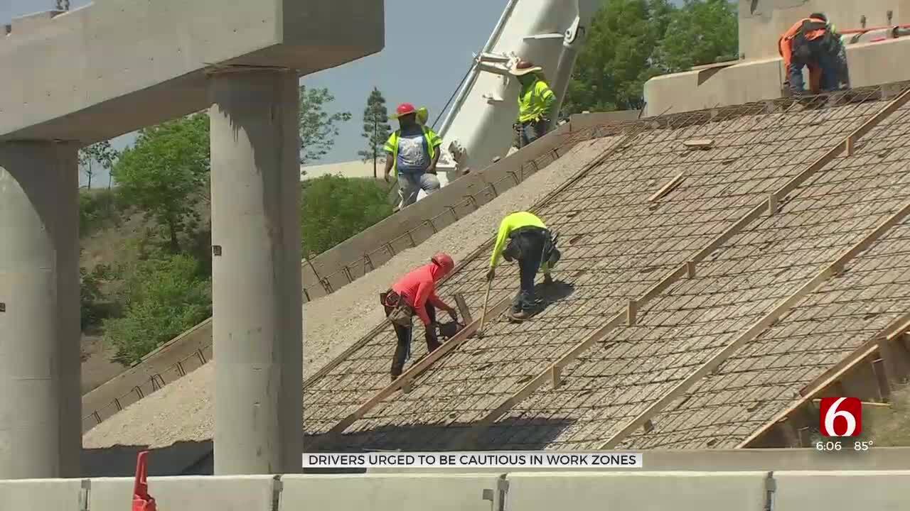 Construction Workers Asking Drivers To Pay More Attention During National Work Zone Awareness Week