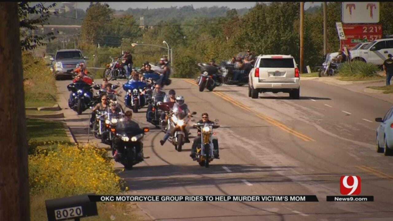 OKC Motorcycle Group Rides To Help Murder Victim’s Mother