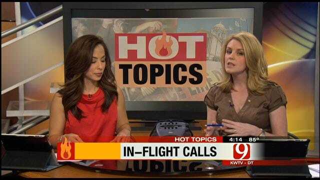Hot Topics: In-Flight Calls Allowed On One Airline