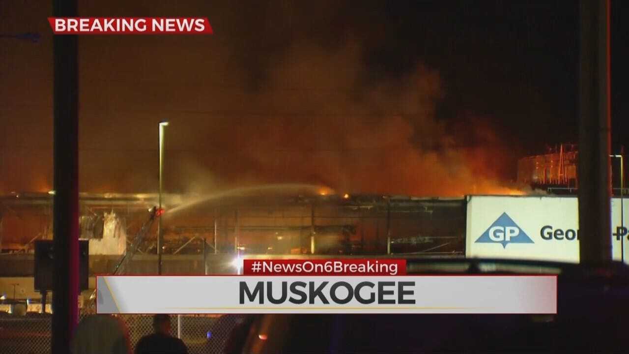 Emergency Crews Responding To Explosion At Georgia-Pacific In Muskogee
