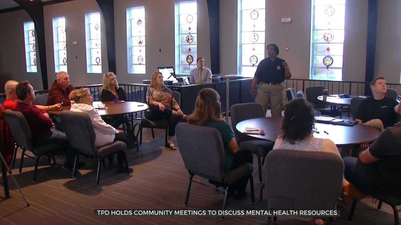 Tulsa Police Hold Discussions On Mental Health Crisis Resources
