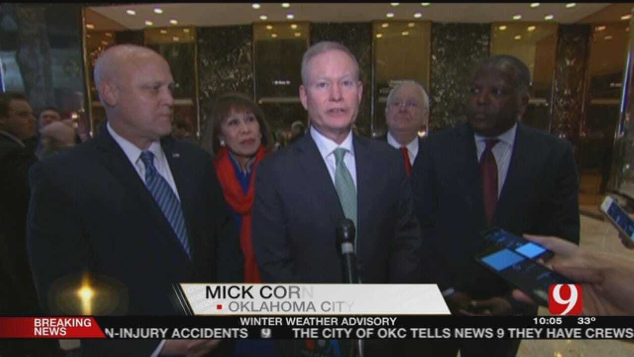 OKC Mayor Mick Cornett Meets With Trump In New York
