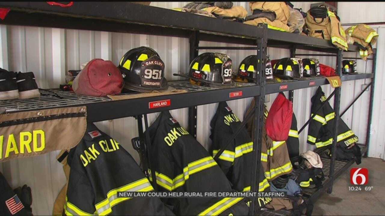 New Law Could Help Rural Fire Department Staffing
