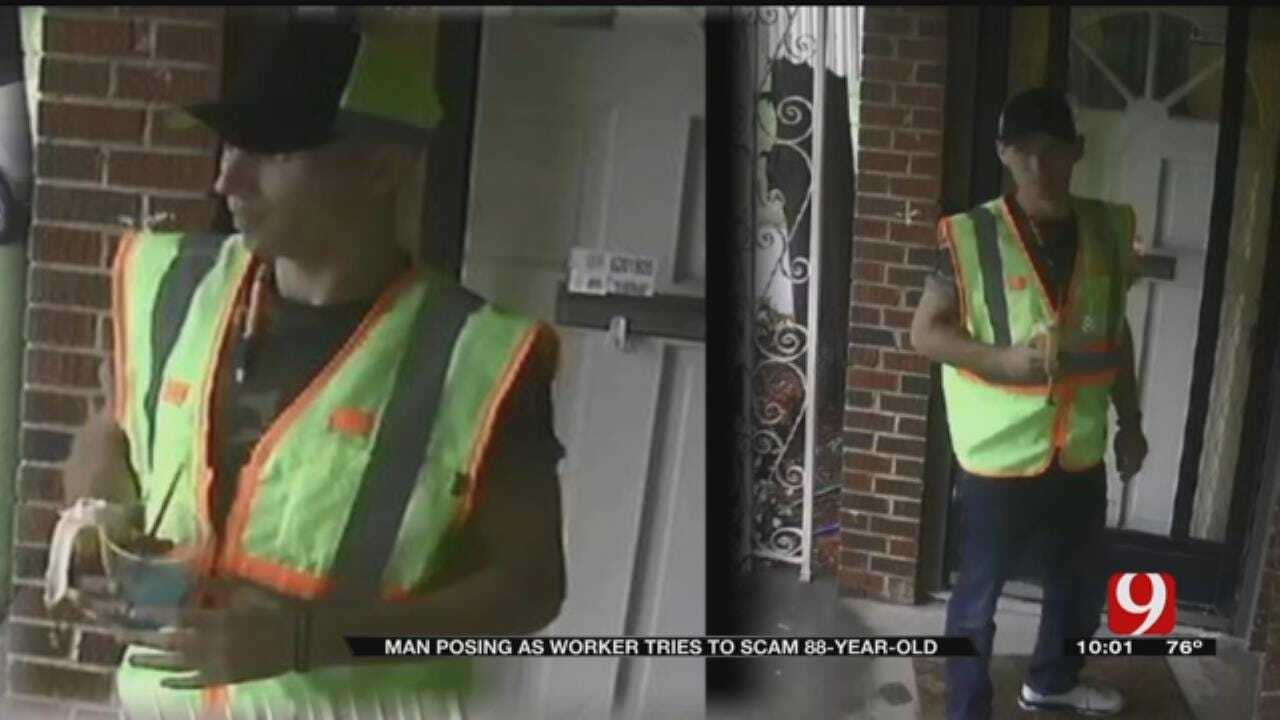 Man Posing As Worker Tries To Scam 88-Year-Old Woman In NE OKC