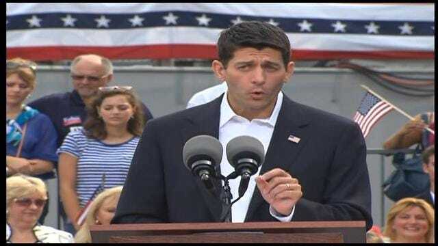Paul Ryan Addresses Crowd Following VP Announcement