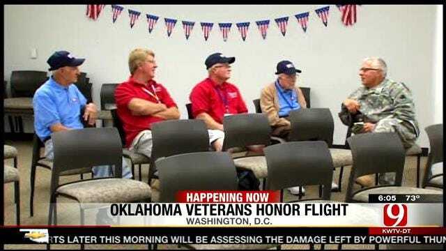 News 9 Visits Norman Vets Taking Off On Honor Flight