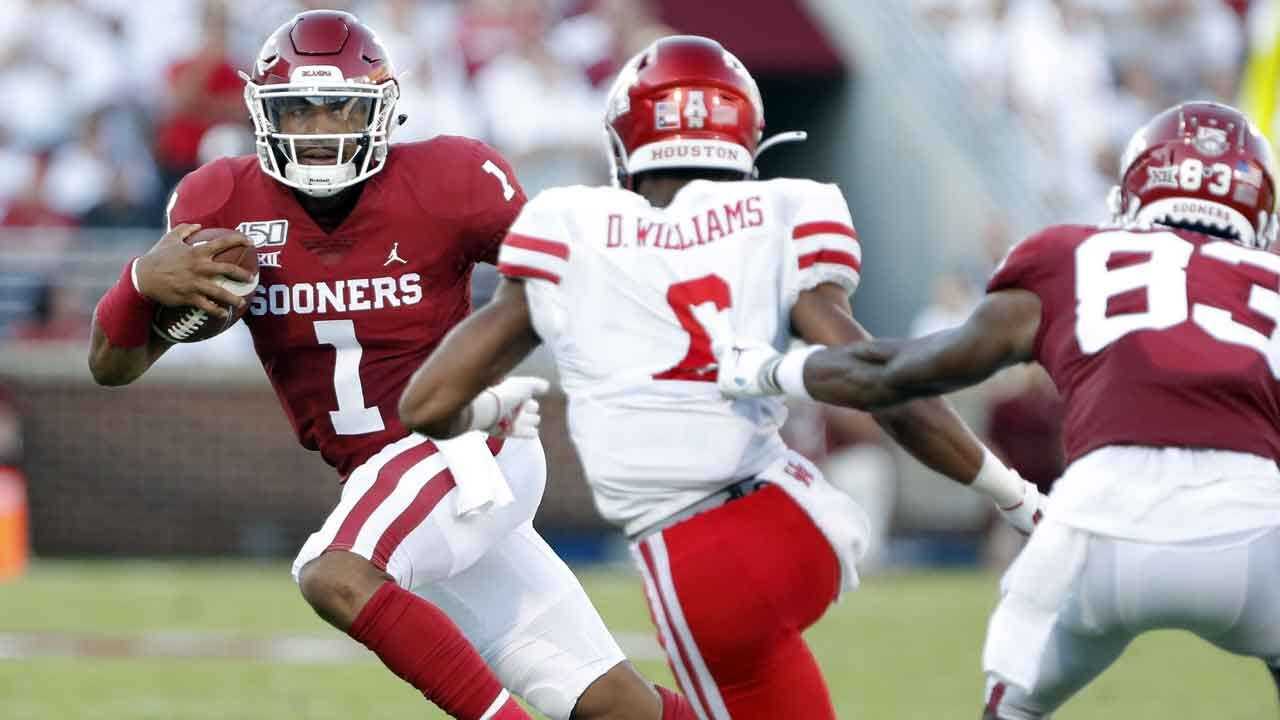 Hurts' 6 TDs In Oklahoma Debut Lead No. 4 Sooners Past Houston 49-31