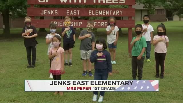Daily Pledge: Jenks East Elementary