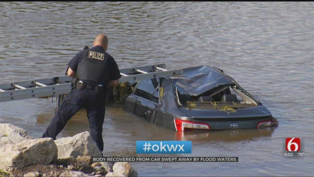 Body Recovered From Car Swept Away By Tulsa Flooding