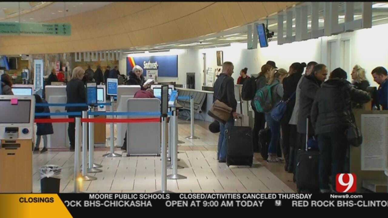 Travel Delays, Cancellations At Will Rogers World Airport