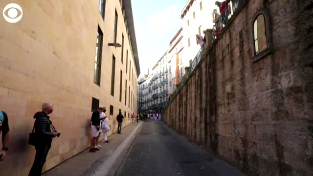 WATCH: Streets Empty As Spain Cancels The Running Of The Bulls 
