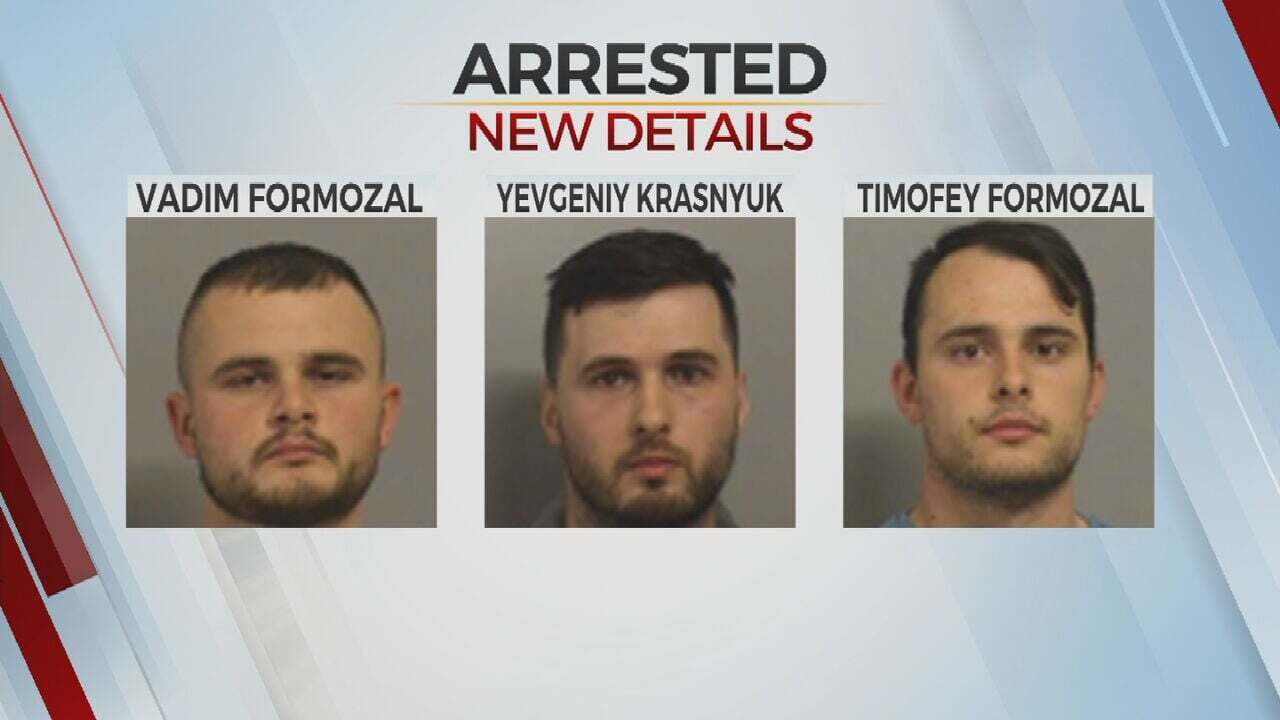 Tulsa Police Arrest 3 Men Accused Of Stealing Dozens Of High-End Cars
