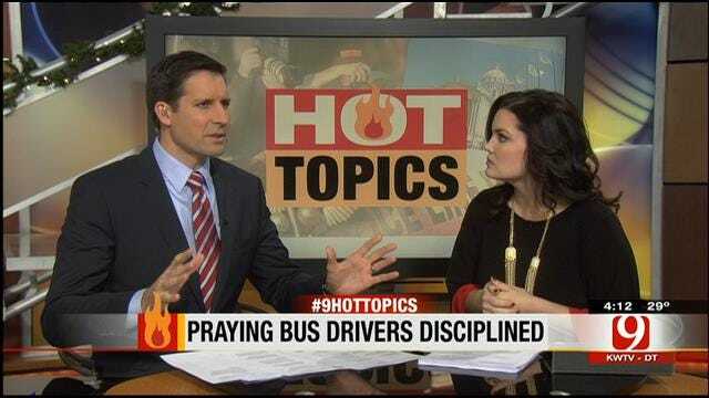 Hot Topics: Praying Bus Drivers Disciplined