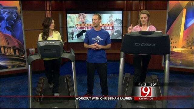 Work Out With Christina And Lauren: Treadmill Workout