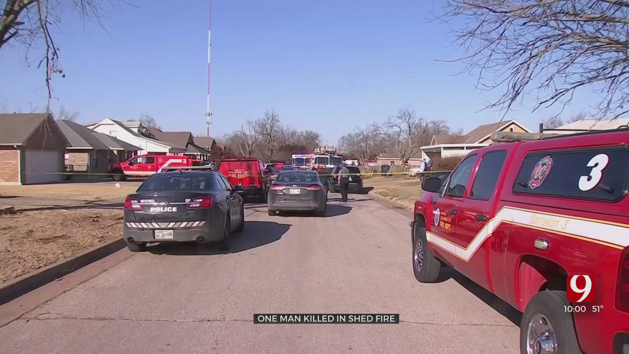 Man Found Dead After Shed Fire In Southeast OKC