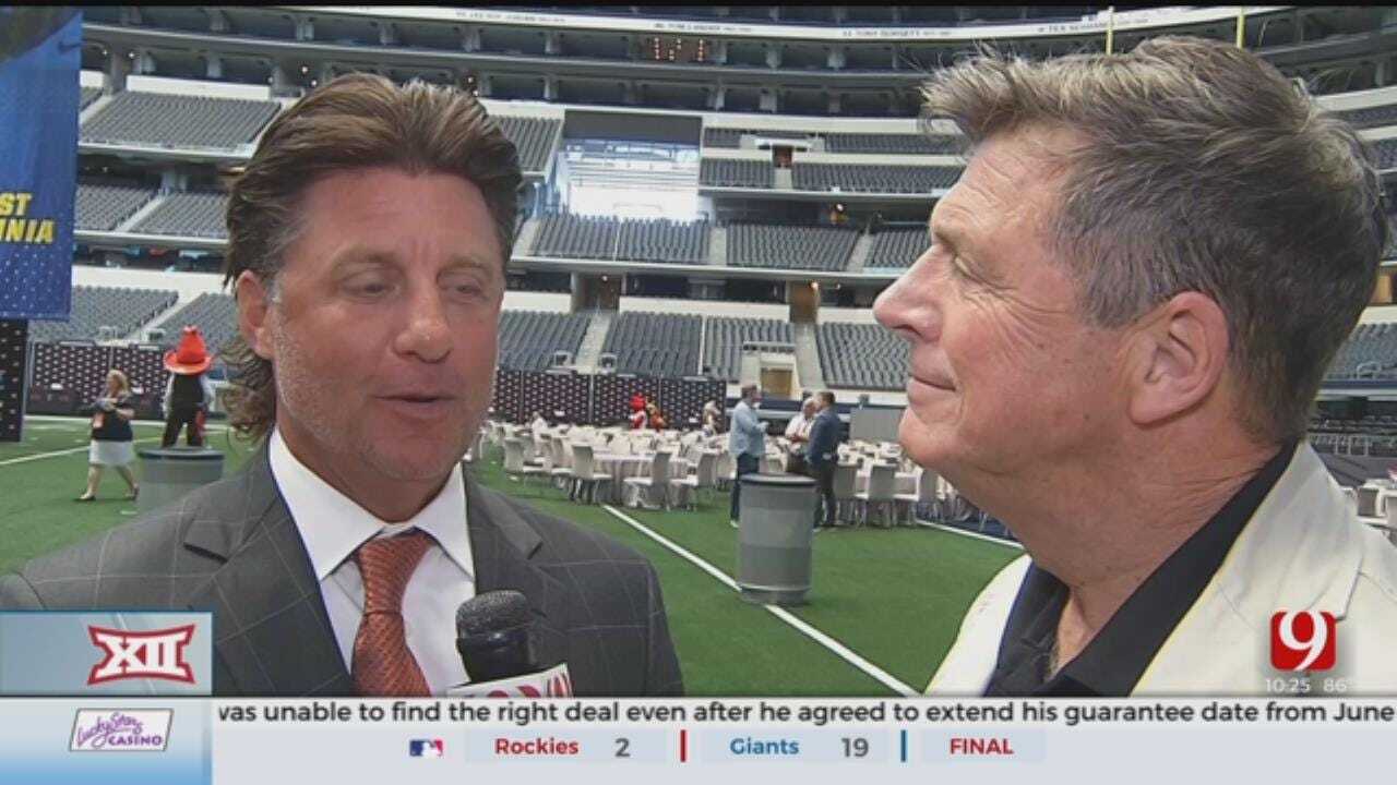 WATCH: 1-on-1 Interview With Mike Gundy At Big 12 Media Day