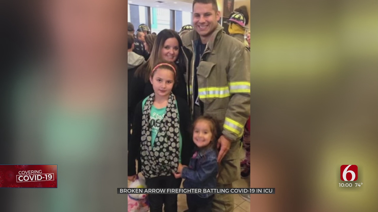 Family, Friends Join Forces To Support Broken Arrow Firefighter Battling COVID-19