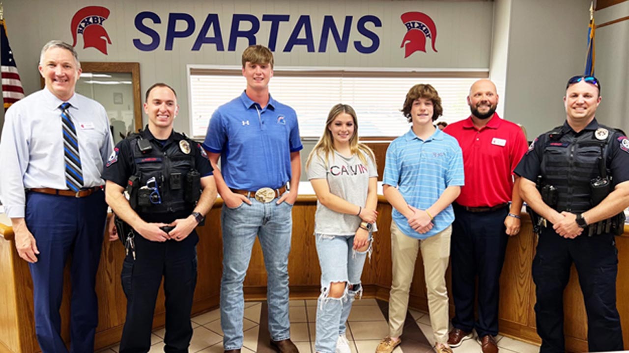 Bixby Students Honored For Bravery After Rescuing Crashed Driver 