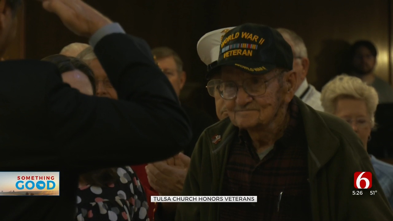 Tulsa Church Honors Its Veterans With Pinning Ceremony