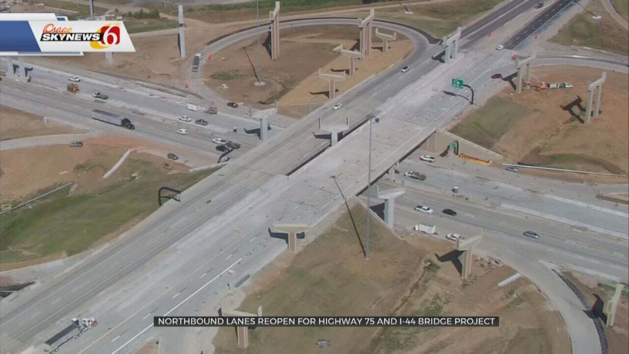 Northbound Lanes Reopen For Highway 75, I-44 Bridge Project