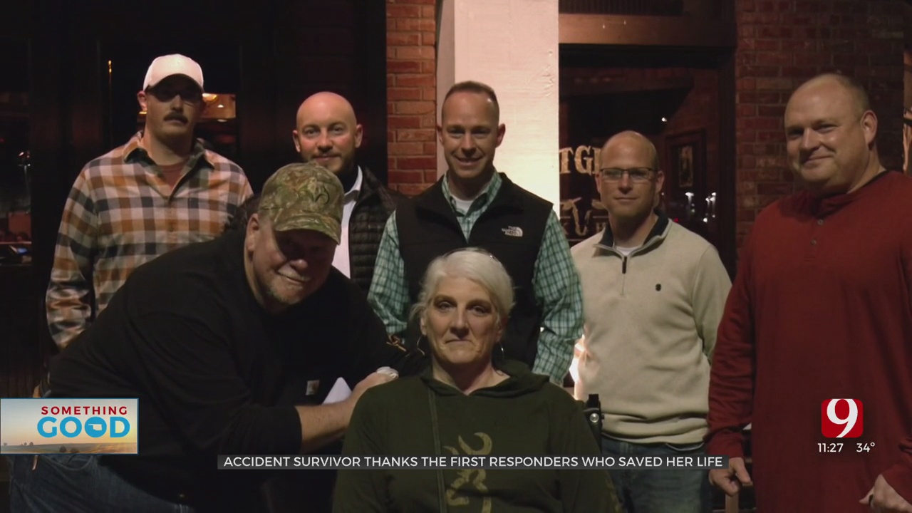Woman Meets First Responders Who Saved Her Life