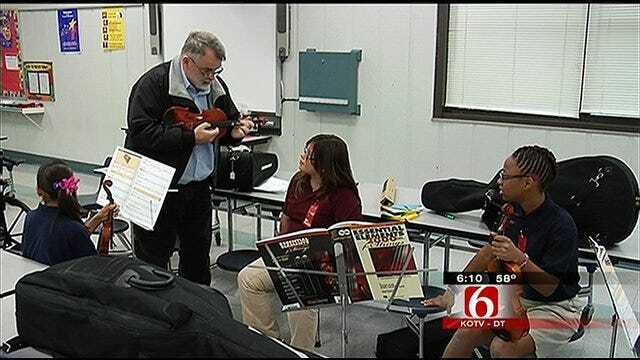 TCC Symphony Donates Instruments To Tulsa Schools