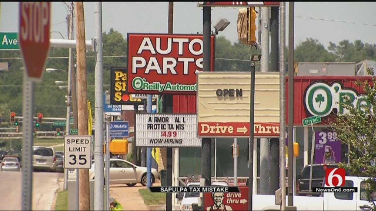 Some Sapulpa Businesses Charging Too Much Sales Tax By Mistake