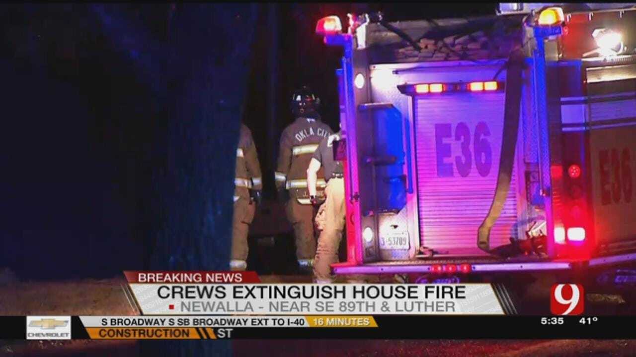 Parent, Child, Escape Early Monday House Fire In Newalla