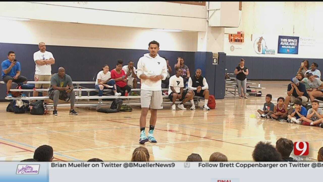 Trae Young Returns To Host OKC Skills Camp, Speaks On Westbrook Trade