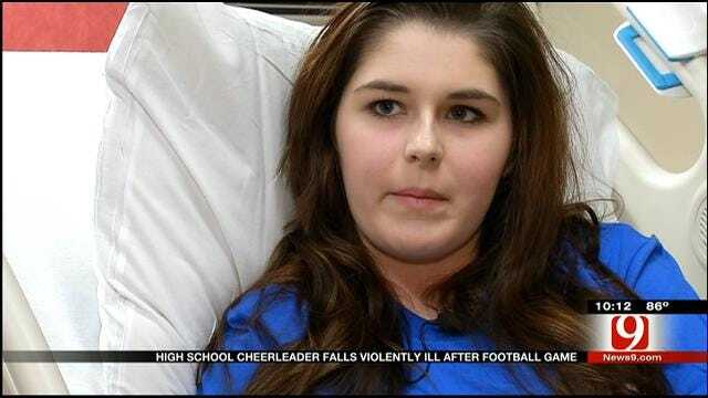 Kingfisher Cheerleader Falls Violently Ill After High School Football Game