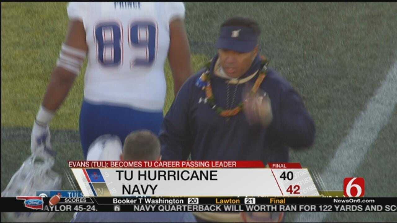 Offense Leads Navy Past Tulsa, Midshipmen Claim First In AAC West