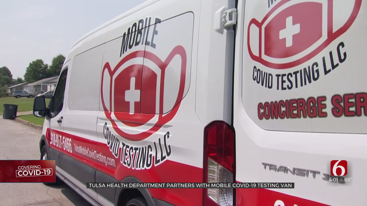 Tulsa Health Department Partners With Mobile COVID-19 Testing Van