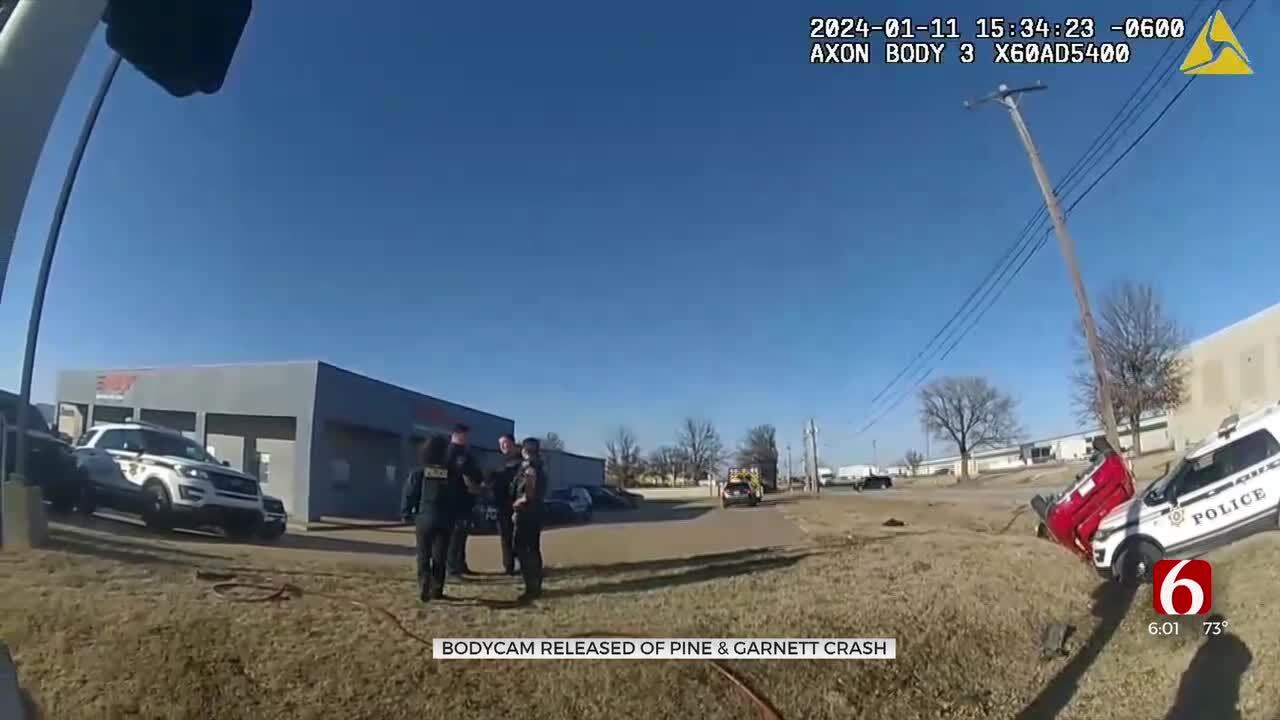 Bodycam Video Released From Tulsa Police Pursuit And Crash