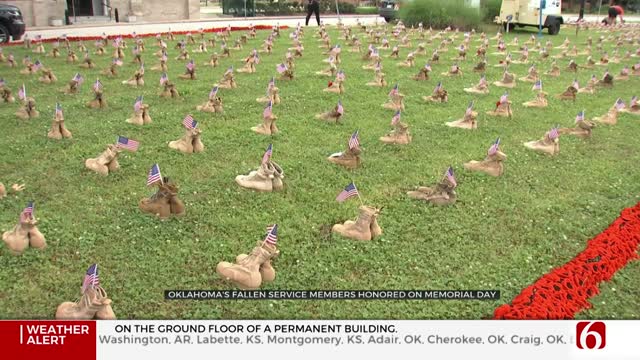 'Field Of Heroes' Honors Fallen Tulsa-Area Service Members On Memorial Day