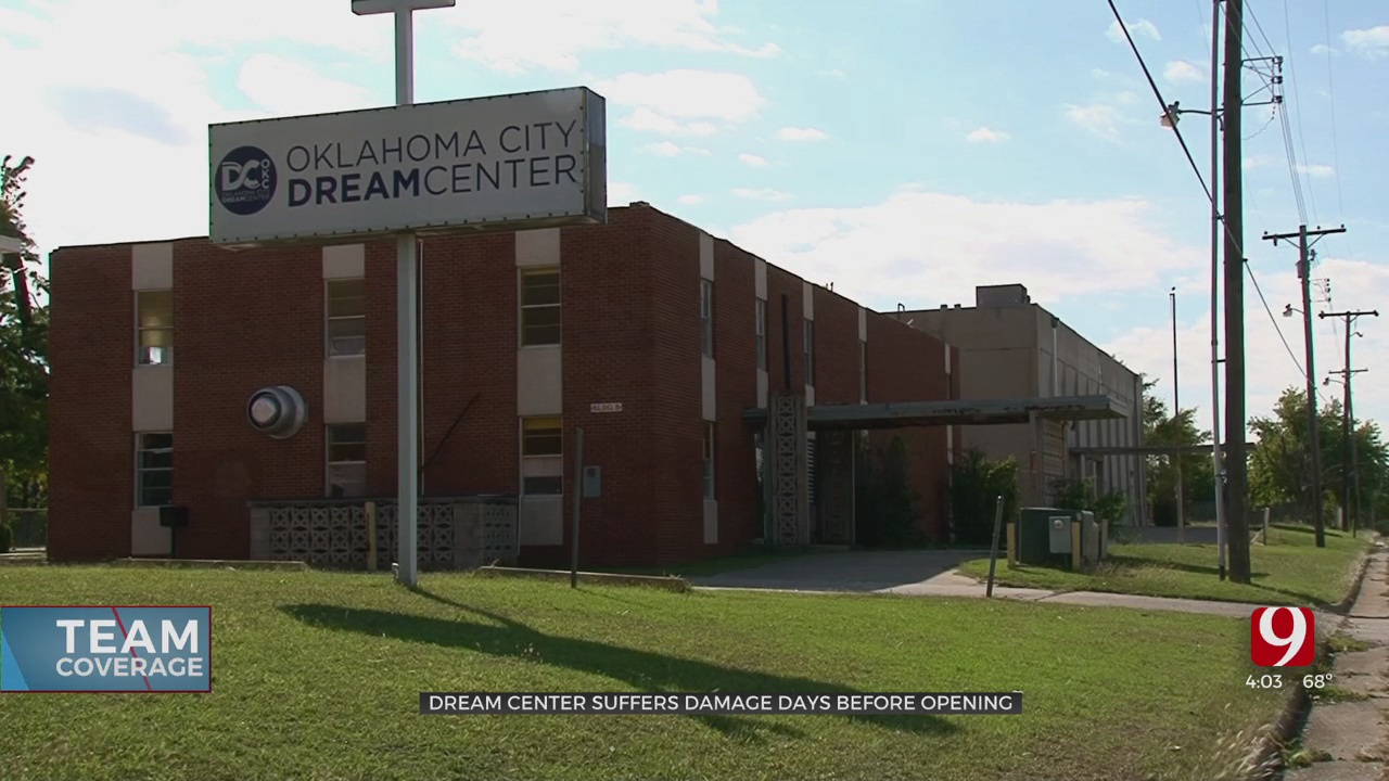 OKC Dream Center Assessing Roof Damage Prior To Grand Opening 