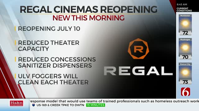 Regal Cinemas Announces Reopening Date
