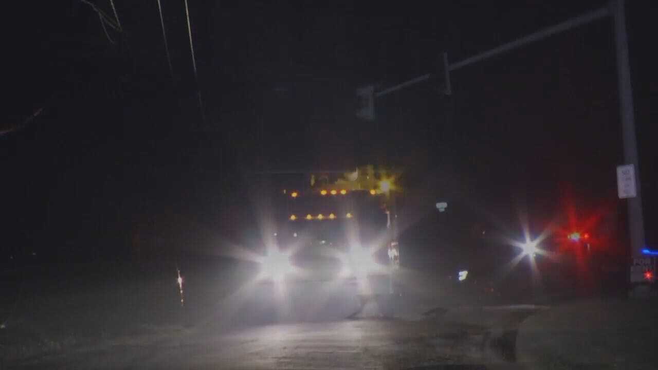 WEB EXTRA: Video From Power Pole Crash In Turley