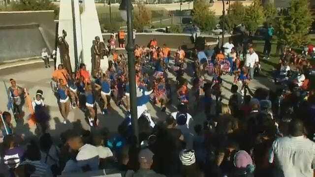 WEB EXTRA: Video From Event At John Hope Franklin Reconciliation Park