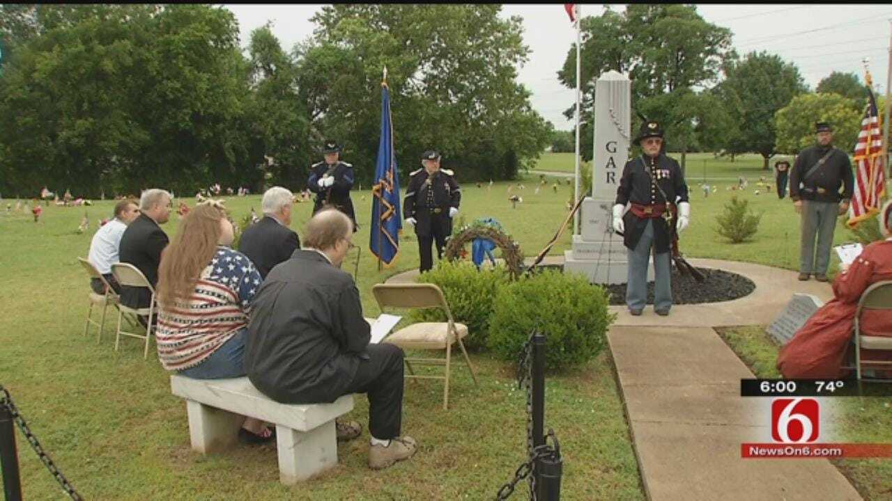 Group Recognizes Union Civil War Veterans At Tulsa Cemetery