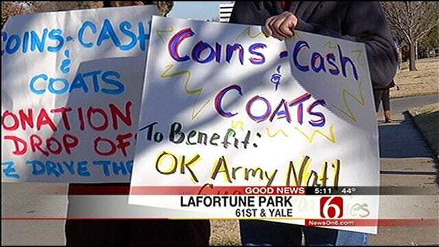 Tulsa 912 Project Collecting Coins, Cash And Coats For Families In Need