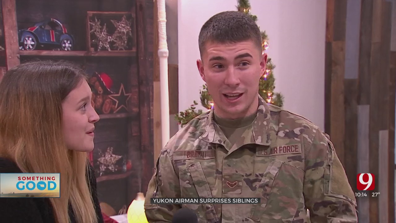 Yukon Airman Comes Home For Christmas, Surprises Family
