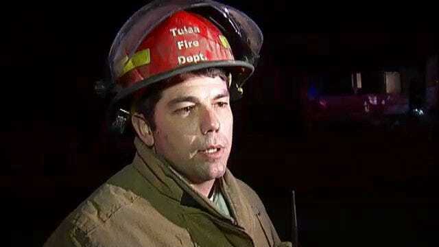 WEB EXTRA: Tulsa Fire Captain Matt Sherer Talks About Vacant House Fire